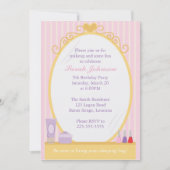 Invitation Jour de spa (Devant)