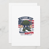 Invitation Jour des anciens combattants (Devant / Derrière)