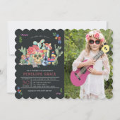 Invitation Jour des Crânes de sucre de la fête des Anniversai (Devant)