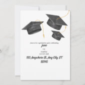 Invitation Jour des diplômes (Dos)