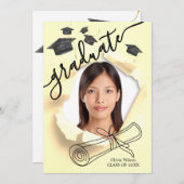 Invitation Jour des diplômes (Devant / Derrière)