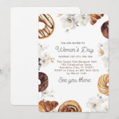 Invitation Jour des femmes douces Brunch Histoire Mois (Devant / Derrière)