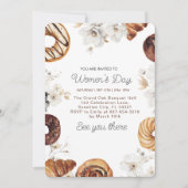 Invitation Jour des femmes douces Brunch Histoire Mois (Devant)