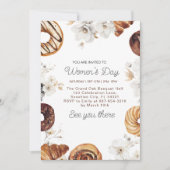 Invitation Jour des femmes douces Brunch Histoire Mois (Devant)