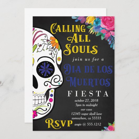 INVITATION JOUR DES MORTS (Devant / Derrière)