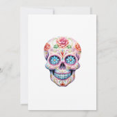 Invitation Jour des morts Dia De la Muertos (Dos)