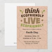 Invitation Jour des terres (Devant / Derrière)