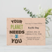 Invitation Jour des terres (Debout devant)