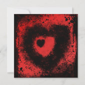 Invitation Jour des Valentines de Grungy Goth (Dos)