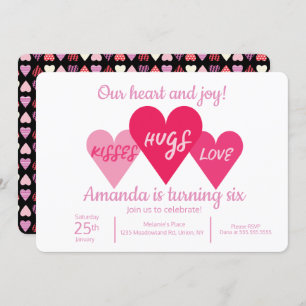 Invitation Jour des Valentines fête d'anniversaire