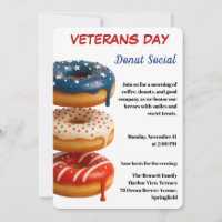 Jour des vétérans | Célébration sociale des donuts