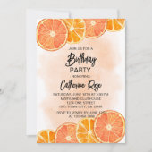 Invitation Jour d'été de la tranche d'agrumes doux et doux (Devant)