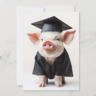 Invitation Jour d'études Piggy Style