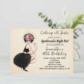 Invitation Jour d'Halloween de la nuit des filles mortes Anni (Debout devant)