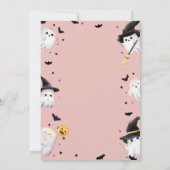 Invitation Jour d'Halloween Fête de Trick ou Treat Ghost (Dos)