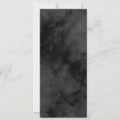 Invitation Jour d'Halloween Jack-o-lanterne éffrayante (Dos)