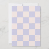 Invitation Jour d'Halloween rétro violet rose Ghoul Gang (Dos)