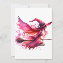 jour d'halloween rose sorcière