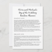 Invitation Jour du calendrier Mariage Couples (Devant)