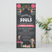 Invitation Jour du crâne de sucre du parti Masquerade des mor (Debout devant)