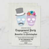 Invitation Jour du Dead Engagement Party (Devant / Derrière)
