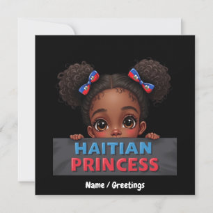 Invitation Jour du drapeau haïtien Jour Princesse haïtienne