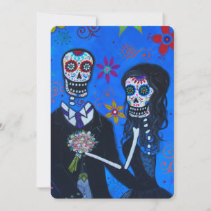 INVITATION JOUR DU MARIAGE DU COUPLE MORT