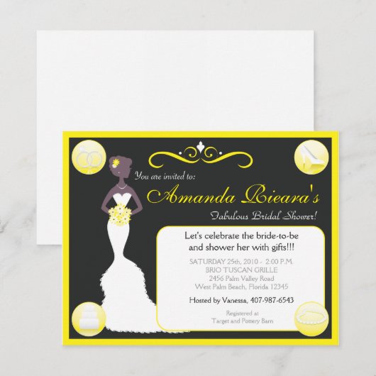 Invitation Jour du soleil (Devant / Derrière)