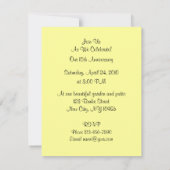 Invitation Jour Ensoleillé (Dos)