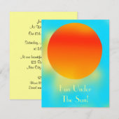 Invitation Jour Ensoleillé (Devant / Derrière)