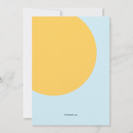 Invitation Jour ensoleillé aux courses (Dos)