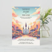 Invitation Jour Lobster Beach Océan Été Nouvelle-Orléans Mari (Debout devant)