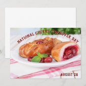 Invitation Jour national du chiffre d'affaires des cerisiers (Devant / Derrière)