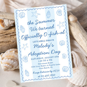 Invitation Jour officiel d'adoption côtière O-Fish-Al en été