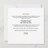 Invitation Jour raffiné des morts (Dos)