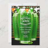 Invitation Jour Saint-Patricks Jalon Anniversaire Fête (Devant)