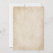 Invitation Journal Anniversaire Nouvelles drôle Hommes humori (Dos)