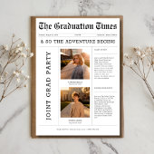 Invitation Journal Aventure Commence La Partie Diplômée Mixte