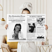 Invitation Journal de graduation minimaliste moderne