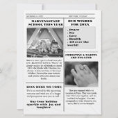 Invitation Journal de la famille de Noël + Année en revue Pho (Dos)