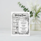 Invitation Journal de mariage (Debout devant)