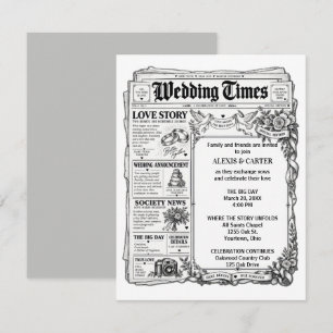Invitation Journal de mariage