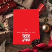 Invitation Journal de Noël de Noël de fête de Noël Code QR