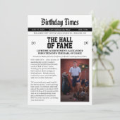 Invitation Journal Golf 50e Anniversaire (Debout devant)
