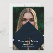 Invitation Journal Modern Tassel 2 Photos Graduation Party (Dos)