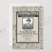 Invitation Journal personnalisé | Retraite (Devant)