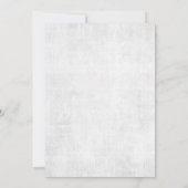 Invitation Journal Photo unique Baby shower esthétique (Dos)