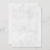 Invitation Journal unique 80e anniversaire Photo personnalisé (Dos)