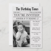 Invitation Journal Unique Fun Photo 2nd Birthday Party (Devant)
