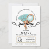 Invitation Journée au Spa Vintage (Devant)